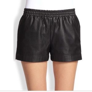 NEVER WORN bcbgmaxazria leather shorts